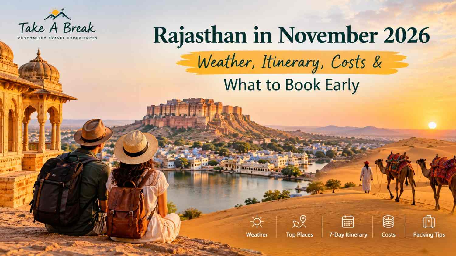 Rajasthan in November 2026: Weather, Itinerary, Costs & What to Book Early